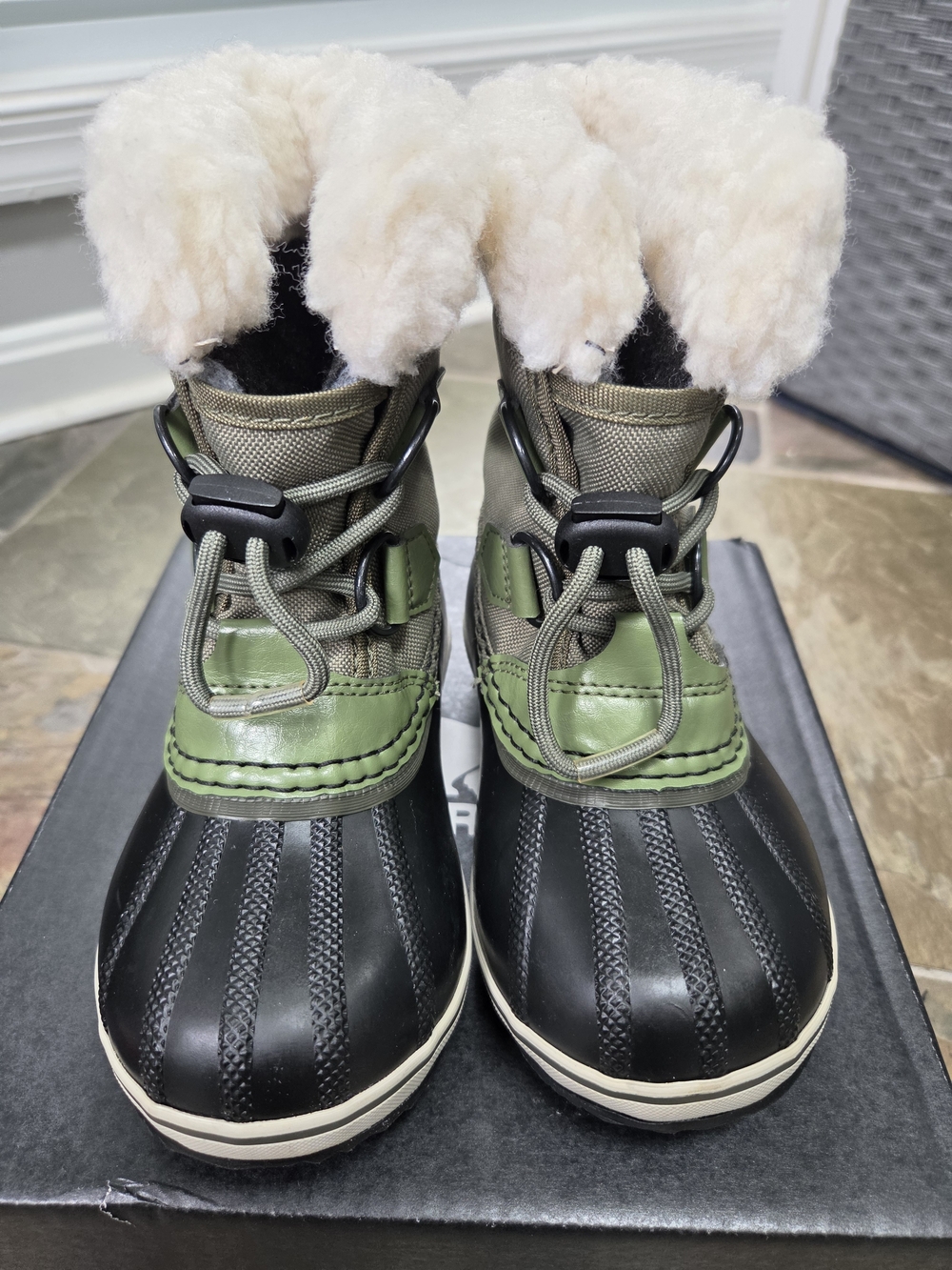 Sorel Yoot Pac Nylon WP Kids Snow Boots US 10 Toddler